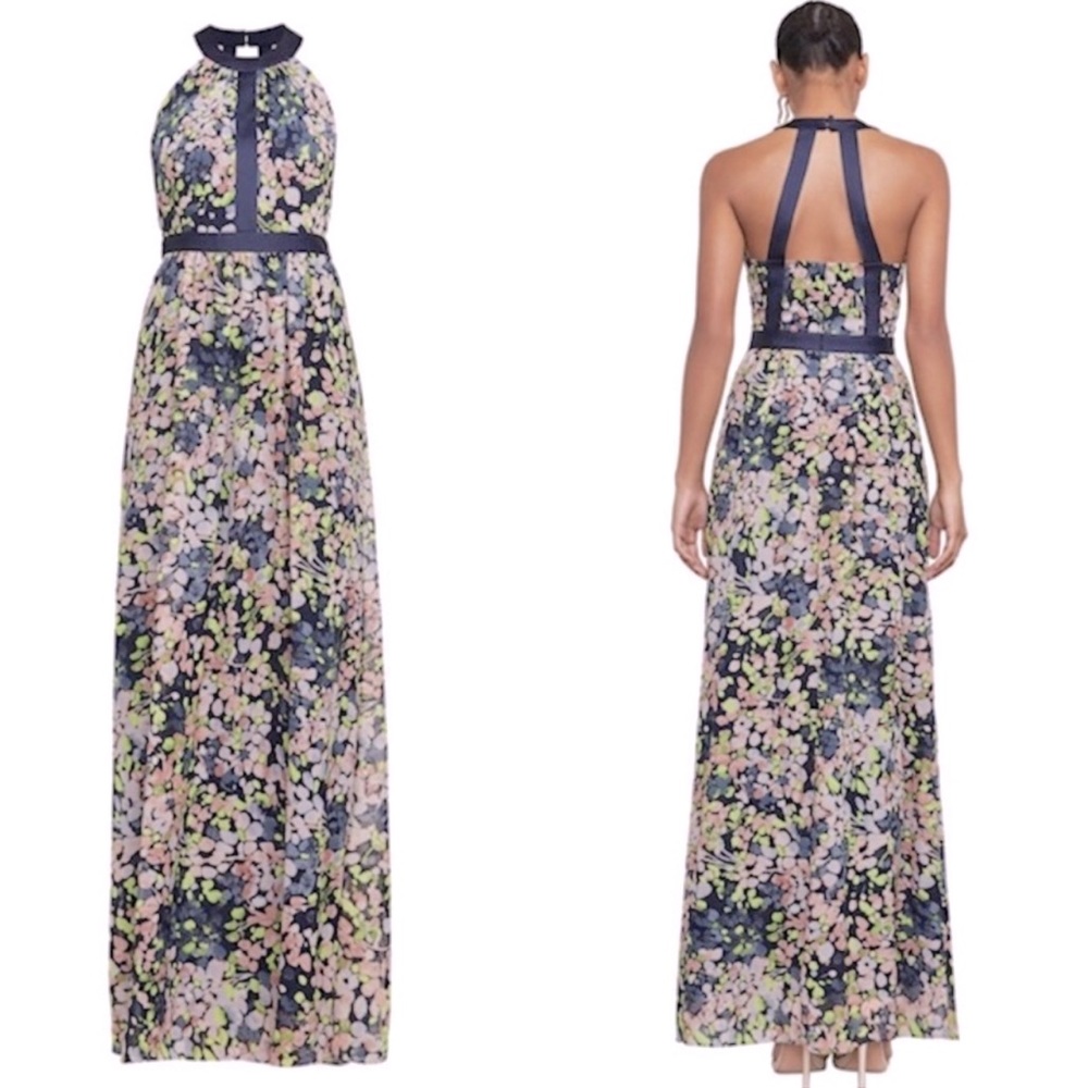 NWOT BCBG MaxAzria Tacarra halter maxi dress size 2. Never worn, no alterations